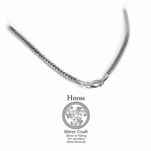 Silver Chain Fox Tail - 1,6 2,3mm width  50cm length (02 SH.jpg