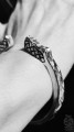 The Yotvingians Silver Bracelet Żaltys by Hnoss silver Craft
