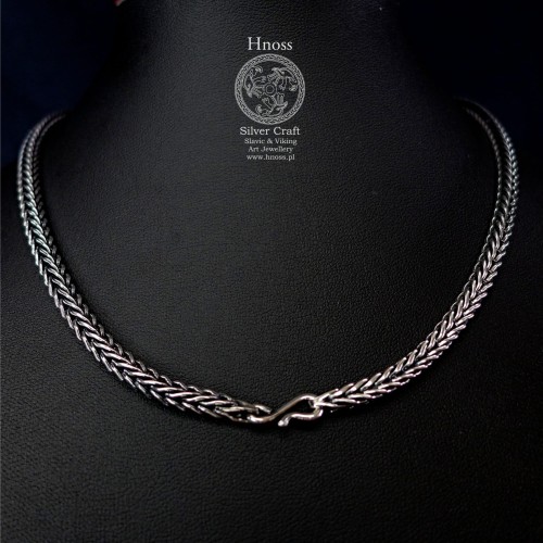 Silver Chain Fox Tail- 4mm width 50cm length SH 22.jpg