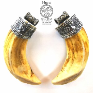 Fajka Dzika srebrny amulet wisior PARA