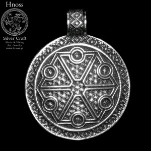 Perun Srebrny amulet wisior
