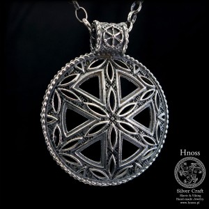 ROD srebrny amulet wisior