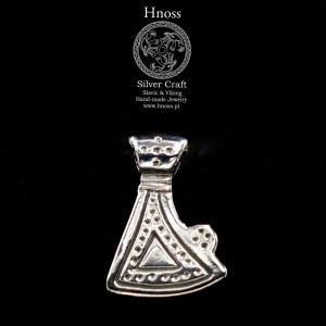 Topór Peruna I srebrny amulet wisior