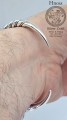 Srebrna Bransoleta Lunula z Hnoss Silver Craft