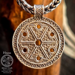 Perun srebrny amulet naszyjnik II