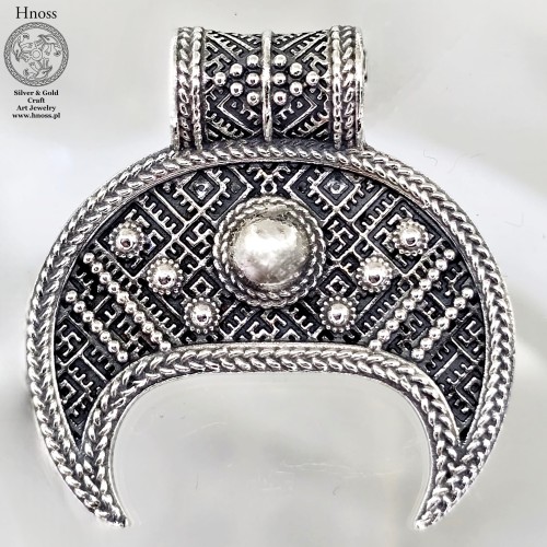 Srebrny wisior Lunula z Hnoss Silver Craft