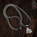 Srebrny Toporek Peruna Amulet Naszyjnik z Hnoss Silver Craft
