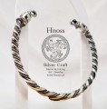 Kruki srebrny amulet bransoleta II z Pracowni Złotniczej Hnoss Silver Craft