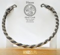 Kruki srebrny amulet bransoleta II z Pracowni Złotniczej Hnoss Silver Craft