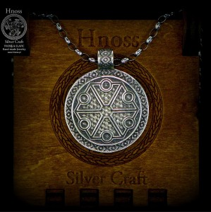 Perun srebrny amulet naszyjnik Rolo