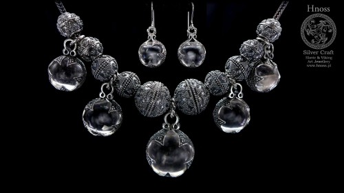 Viking Amulet Necklace - Crystal Mountain Ball with Silver Cover set 3 FB.jpg
