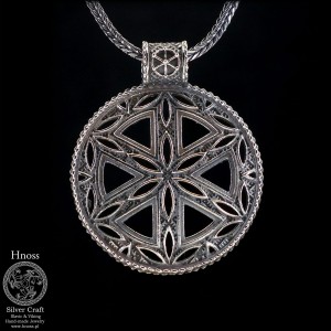 ROD srebrny amulet naszyjnik Lisi Ogon