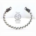 Viking Silver Bracelet with Fenrir Wolf Heads SH2.jpg